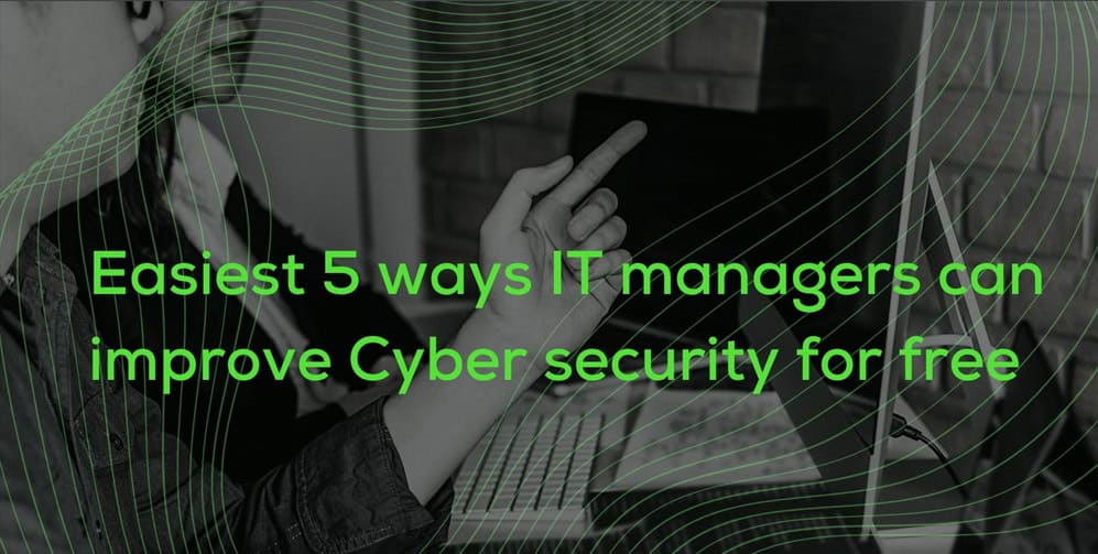 Improve Cyber security for FREE - People Looking at computer