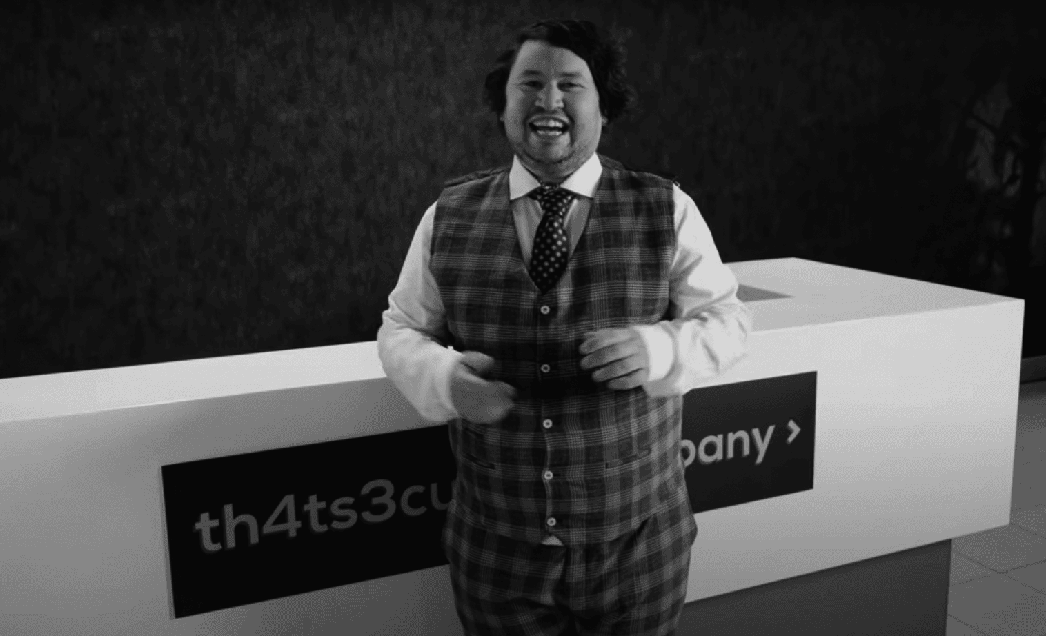 A still from th4ts3cur1ty.company's Viral Advert
